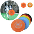 Disco volador para perro en colores vibrantes, ideal para juegos al aire libre y entrenamiento canino