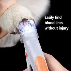 Cortaúñas LED para Perros y Gatos - Corte Seguro sin Dolor